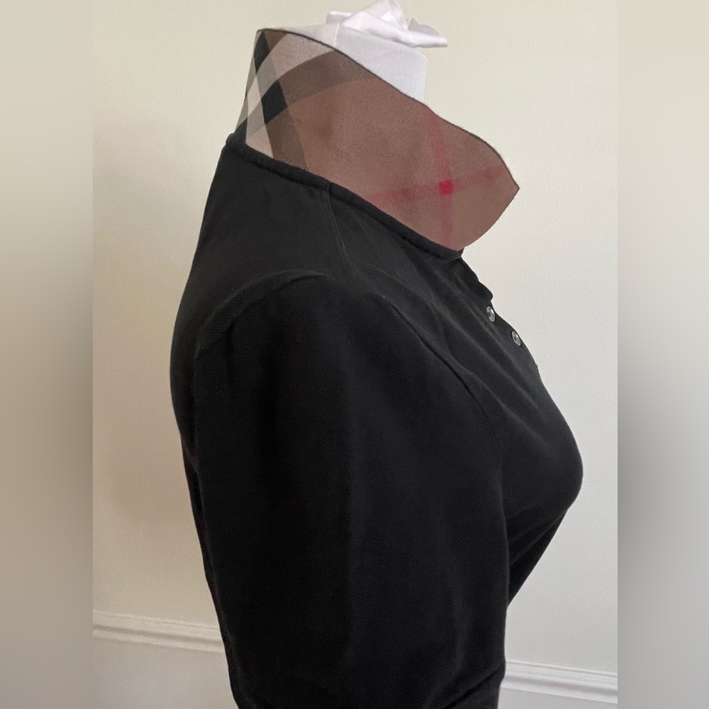 Burberry Brit Black Polo Shirt Unisex - Picture 2 of 7